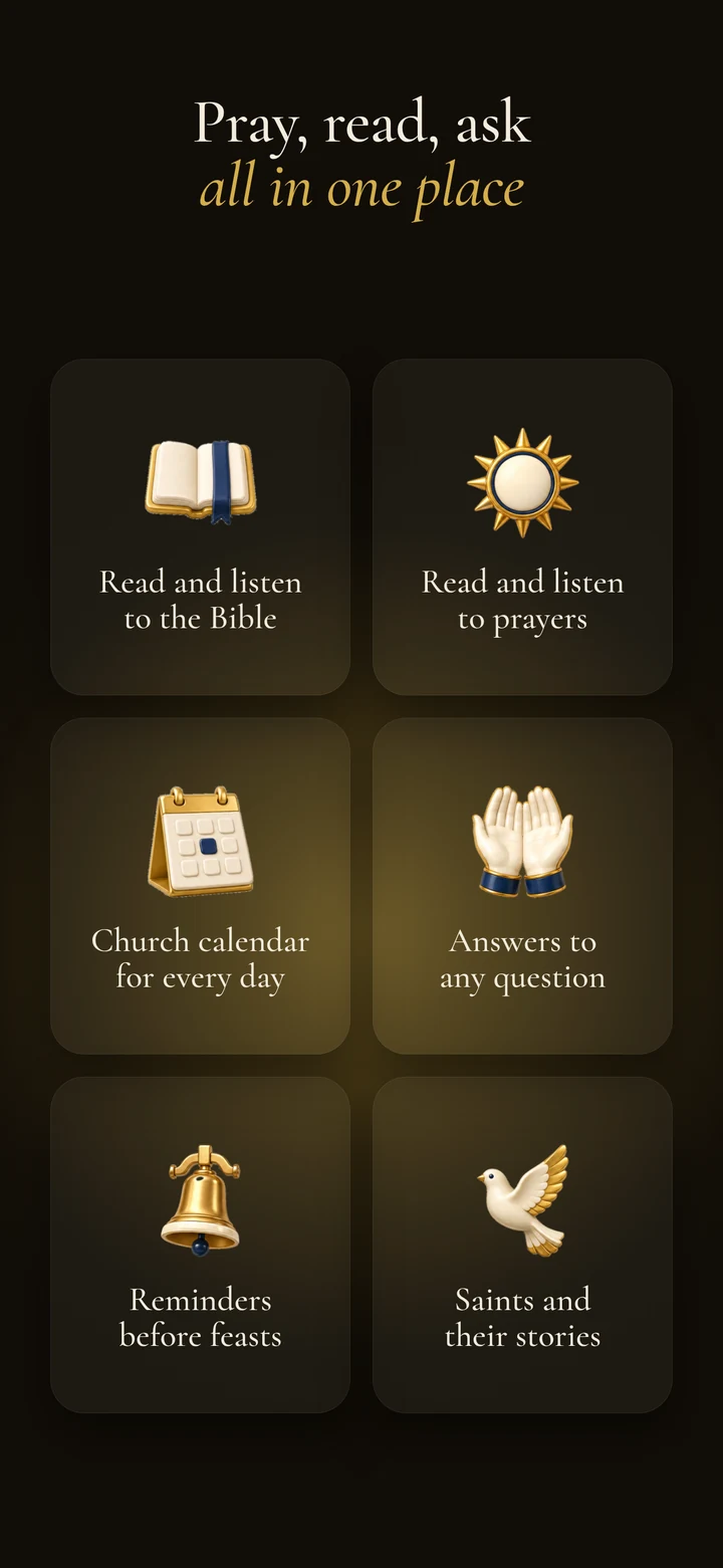 Pray, read, ask — all in one place